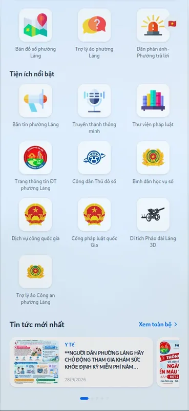 Thông tin phường: thống kê, địa chỉ cơ quan và kênh chính thức.